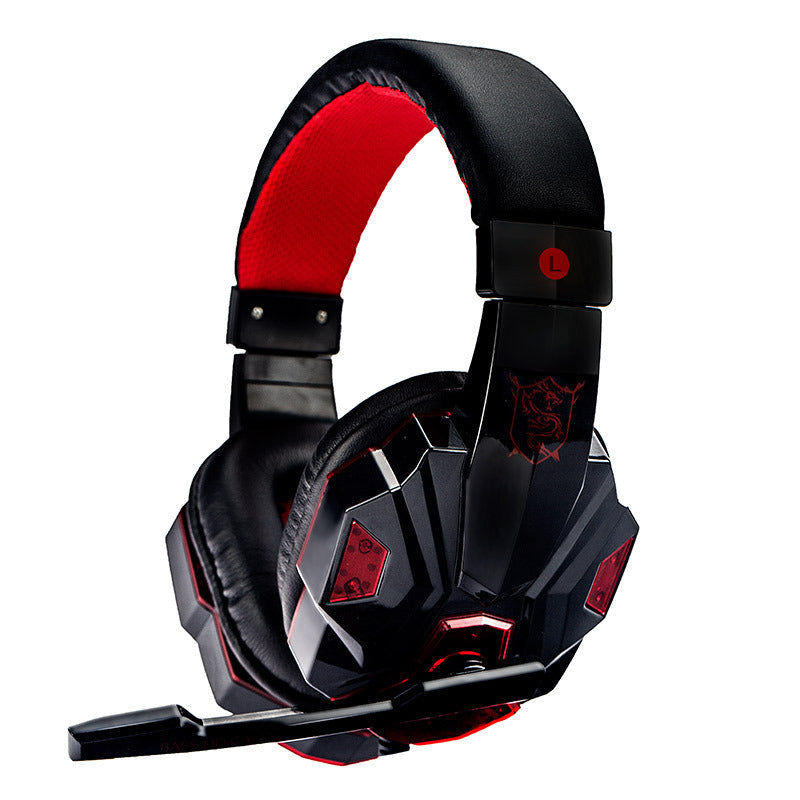 Black and Red Gaming Headphones: Power and Style Combined