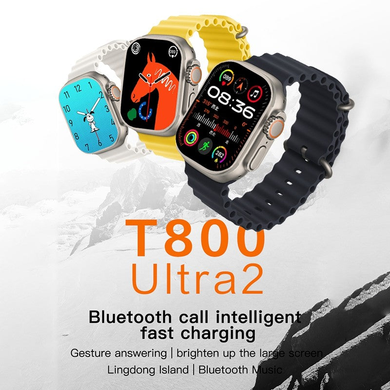 T800 Ultra 2 Bluetoth Smart Watch (Random Colour) Rs 1,179