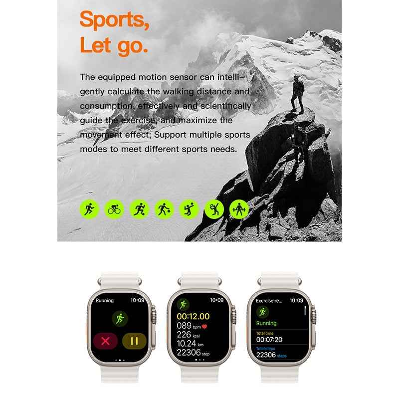 T800 Ultra 2 Bluetoth Smart Watch (Random Colour) Rs 1,179
