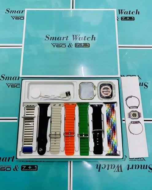 Y60 ULTRA 7 IN 1 Smart Watch (Random color)