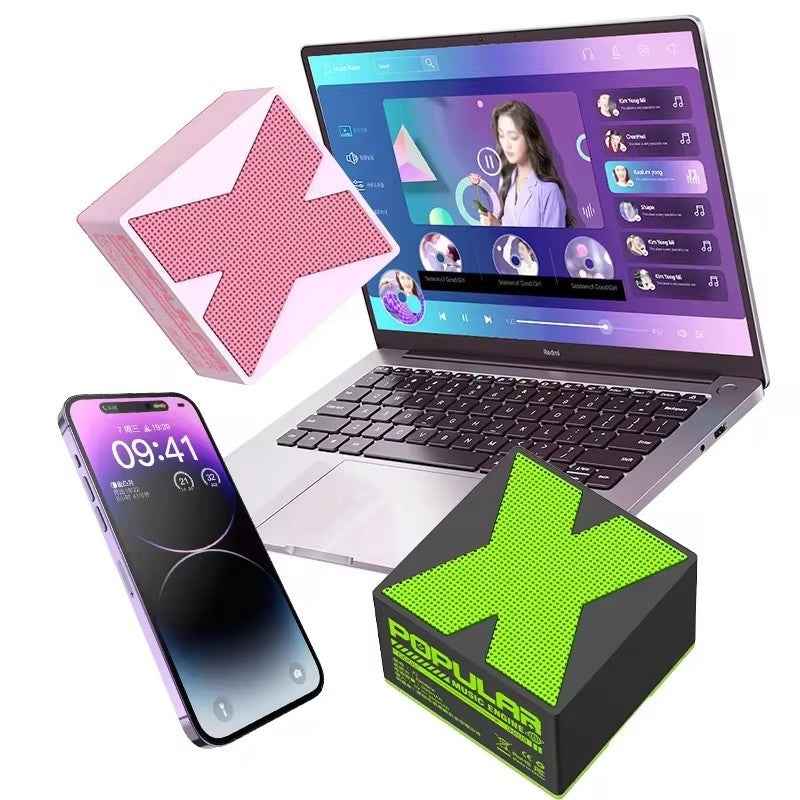 Compact X1 Portable Bluetooth Speaker – Mini HIFI Sound Box for Phone, PC & Laptop – Wireless & Outdoor-Ready(random color)