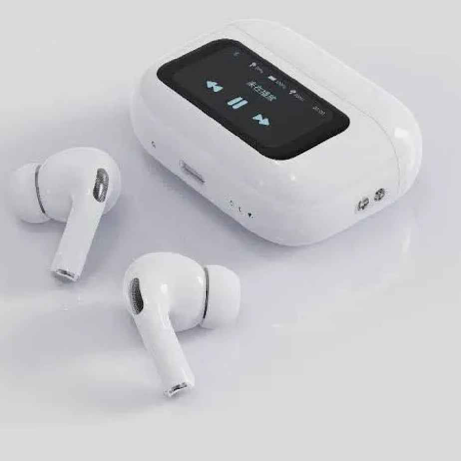 Airpods Pro A9 ANC ENC Double Dark Noise Reduction Bluetooth Wireless Earbuds With Battery Display Touch Control For Android And IOS