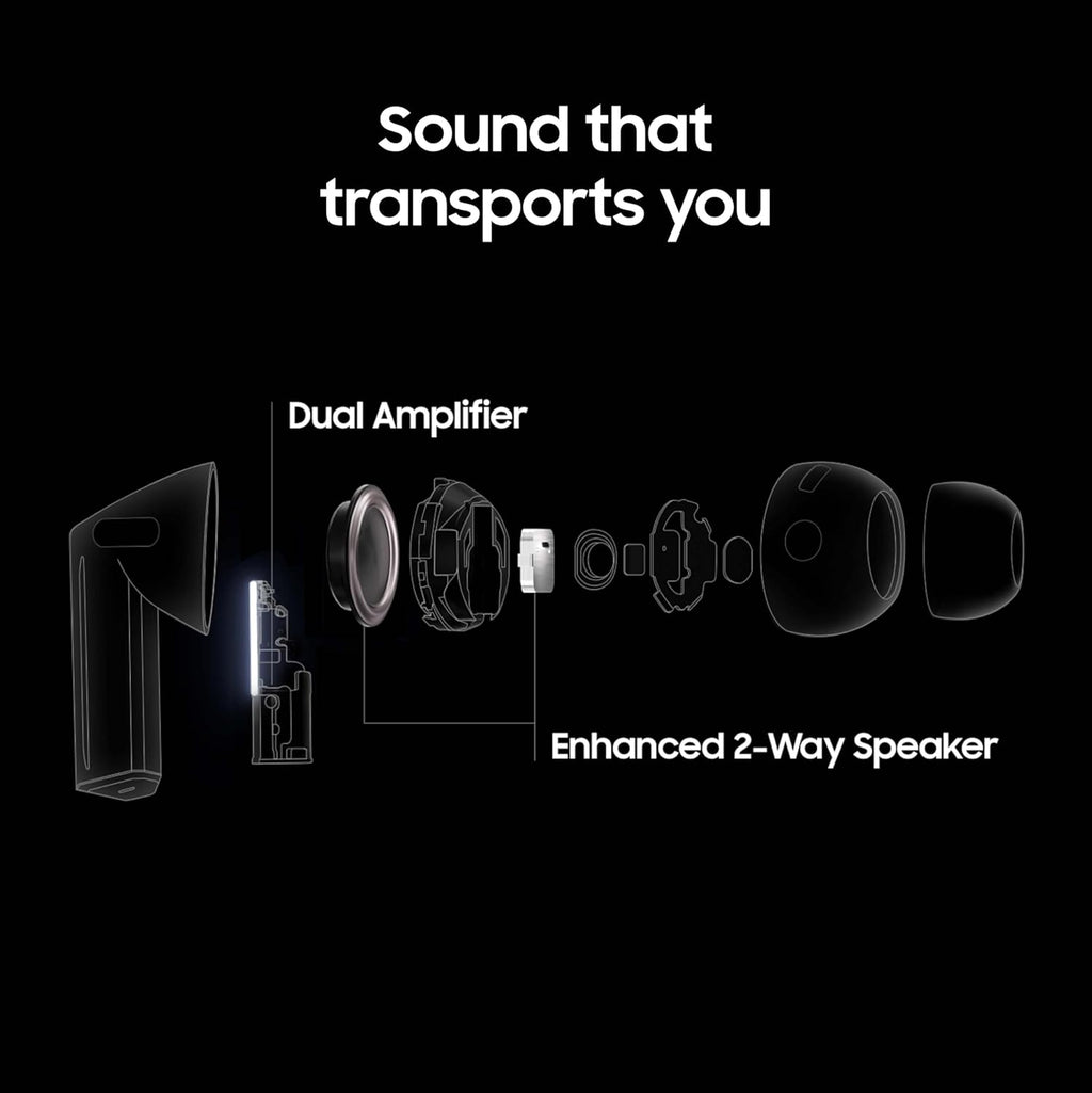 Samsung Galaxy Buds 3 Pro AI True Wireless Bluetooth Earbuds, Noise Cancelling, Sound Optimization, Redesigned Comfort Fit, Silver