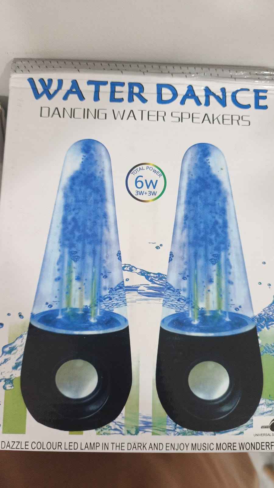 Water dancing speakers ( bullet shape) (random color)