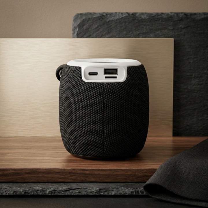 SH-309 Mini Wireless Speaker – Portable Bluetooth Sound Box with RGB LED Light & TWS Support (Small Size)