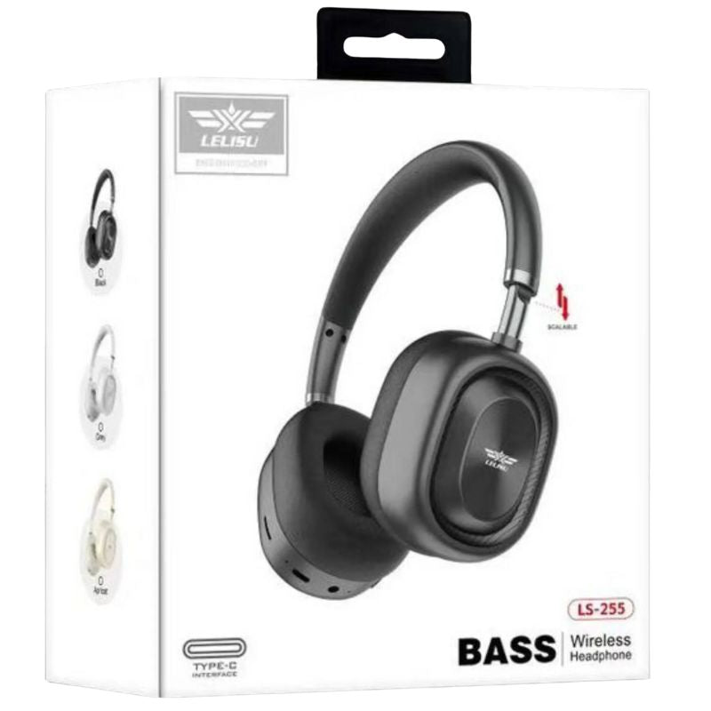 Lelisu LS-253 Wireless Headphones | Bluetooth Over-Ear Headset with Type-C Charging