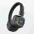 Lelisu LS-258 Wireless Stereo Headphones | Bluetooth 5.4 Over-Ear Headset with Type-C Charging & LED Lights